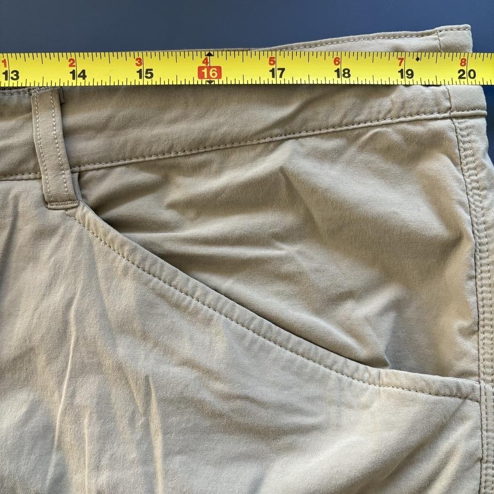 Patagonia Quandary Pants Gorpcore 18 Tan Hiking Granola Convertible Activewear - Picture 12 of 15
